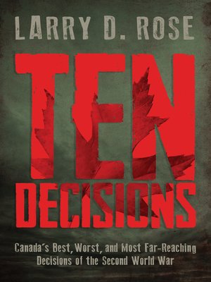 cover image of Ten Decisions